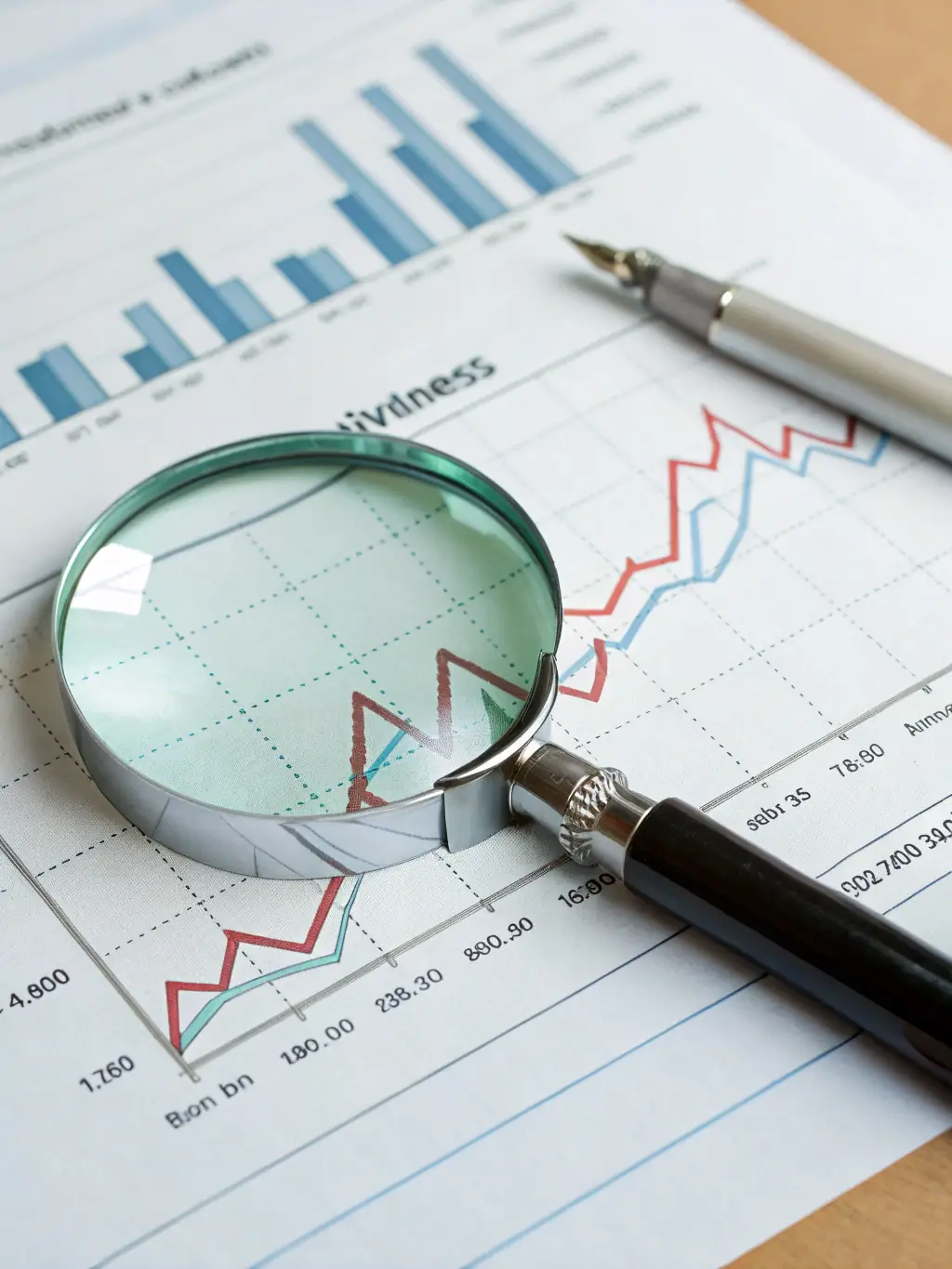 A graph showing consistent growth and positive financial outcomes, illustrating our track record of success.